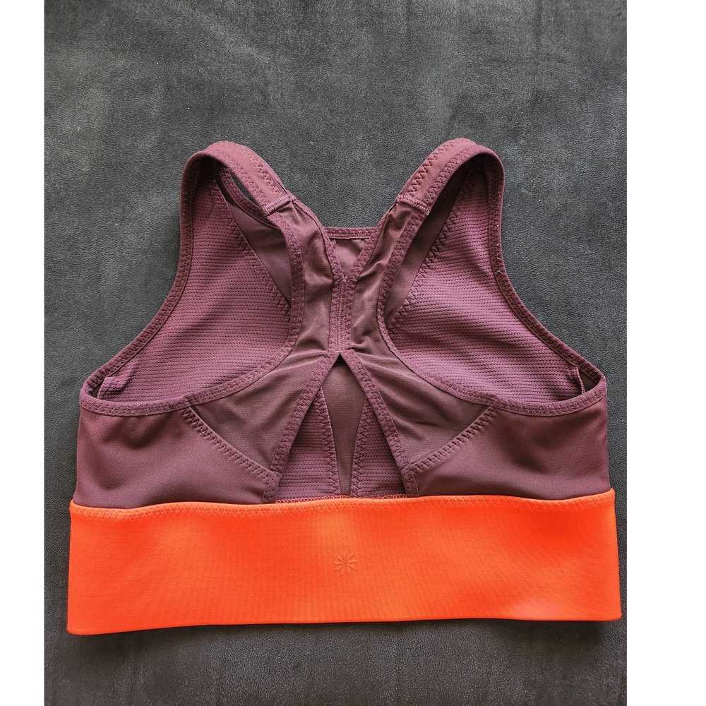 Athleta Athleta Tenacity Mesh Plunge small Burgun… - image 2