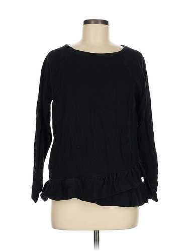 Ann Taylor LOFT Women Black Long Sleeve T-Shirt M