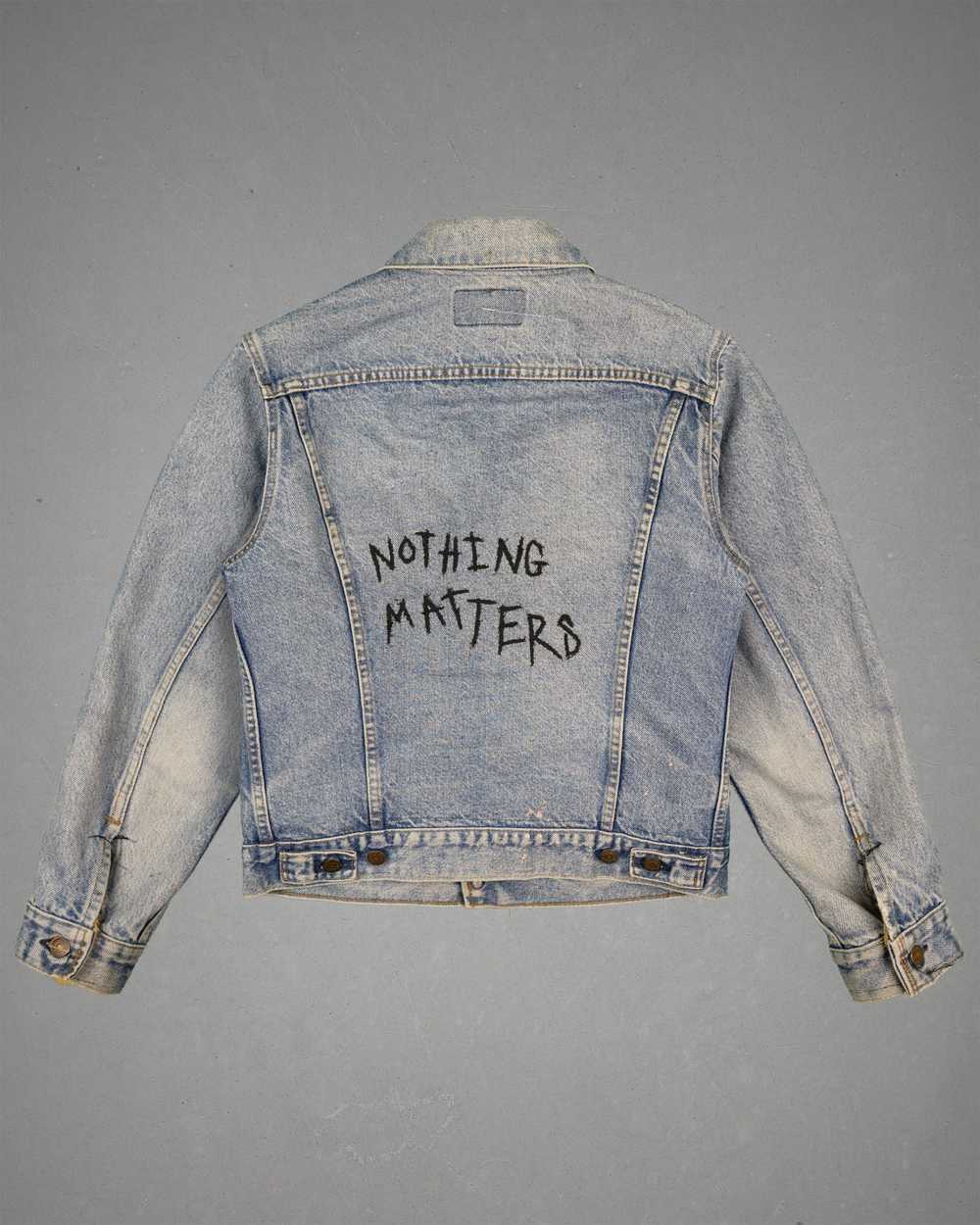 Asspizza Asspizza "Nothing Matters" Denim Jacket … - image 2