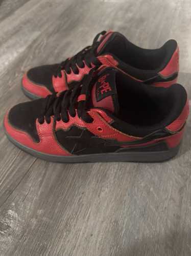 Bape BAPE SK8 STA Red/Black Size 10