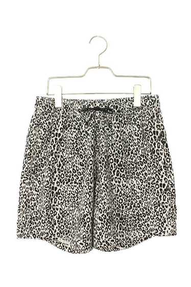 Amiri Amiri White Black Leopard Swim Shorts