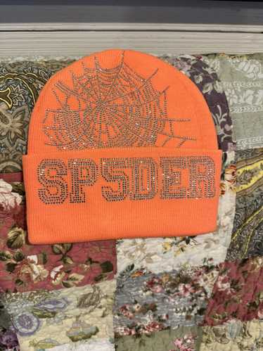 Spider Worldwide Sp5der orange web beanie - image 1