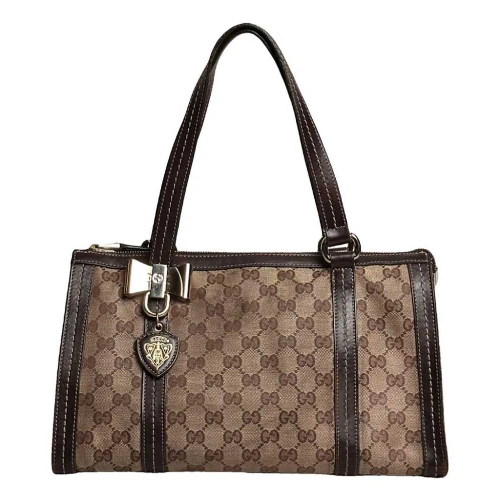 Gucci Boston cloth handbag - image 1