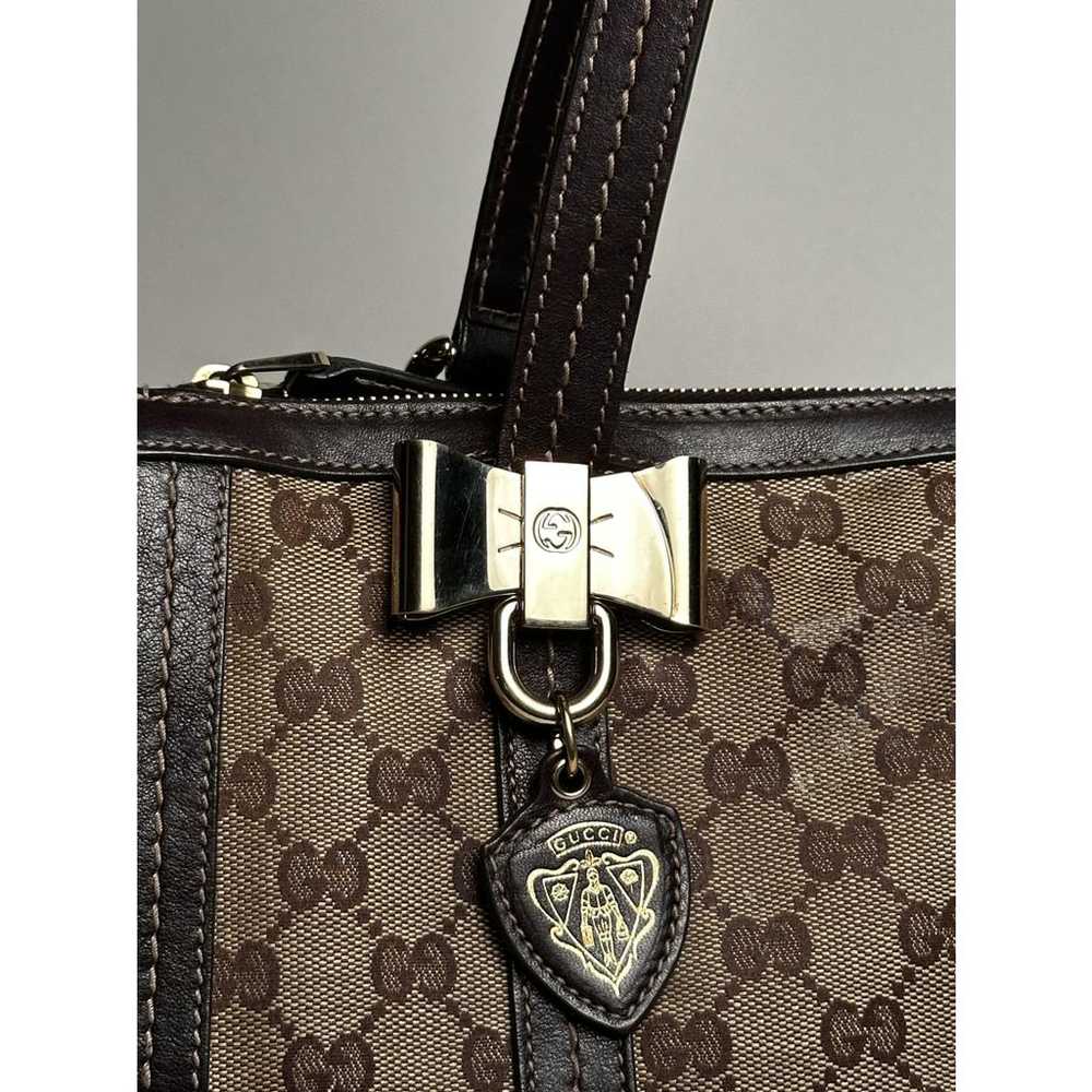 Gucci Boston cloth handbag - image 3