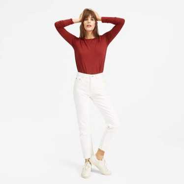 Everlane The 90S Cheeky Straight Jean - 27 - Bone - image 1