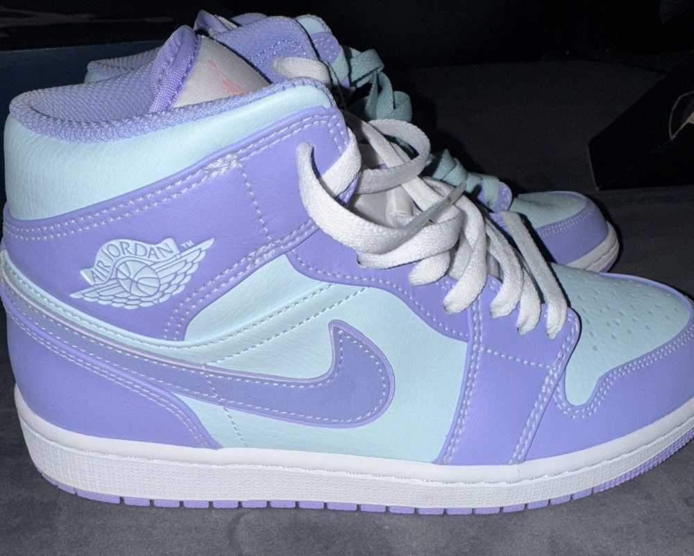 Jordan Brand Jordan 1 Mid ‘Purple Aqua’ Size 8.5M - image 4