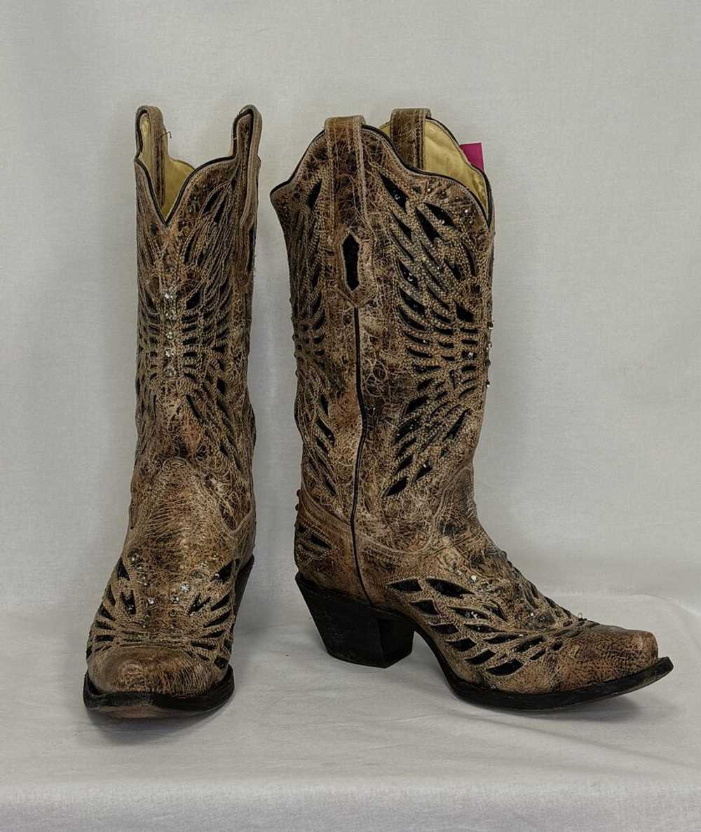 Corral Vintage Butterfly Cowboy Boots - image 1