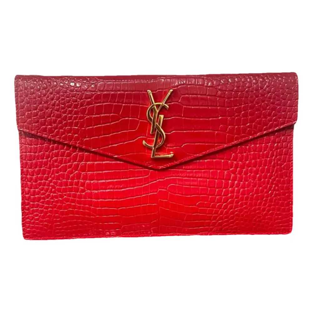 Saint Laurent Sade Pochette Enveloppe leather clu… - image 1