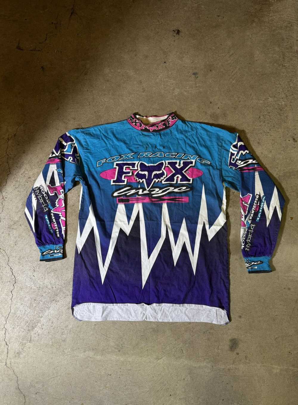 Fox Racing × Vintage Vintage 90s Fox Racing Jersey - image 1