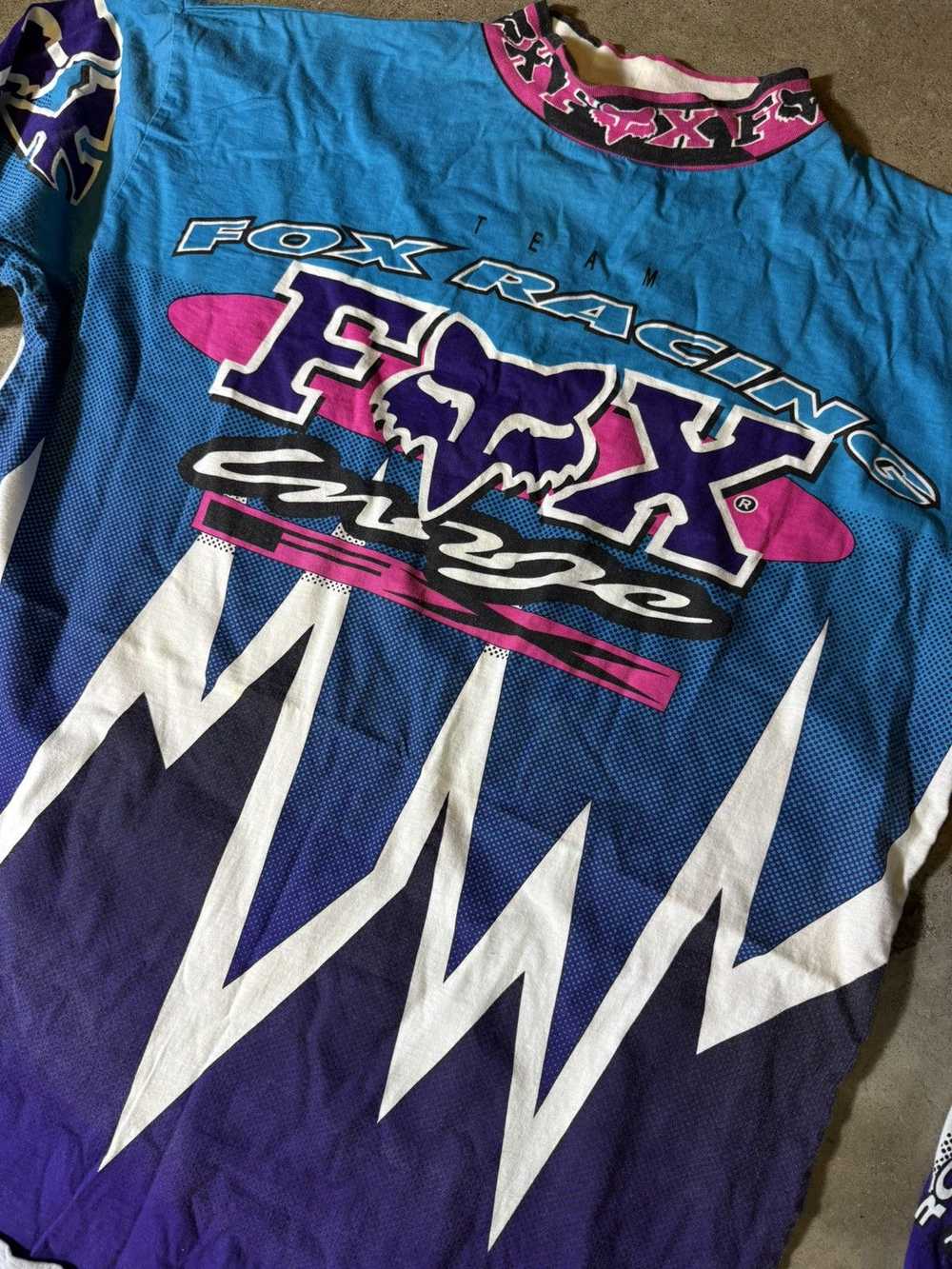 Fox Racing × Vintage Vintage 90s Fox Racing Jersey - image 2