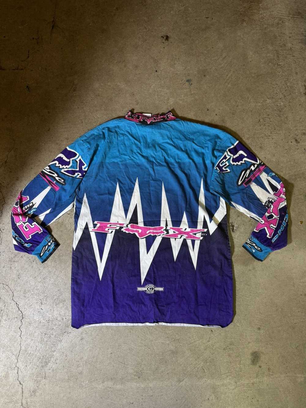 Fox Racing × Vintage Vintage 90s Fox Racing Jersey - image 3