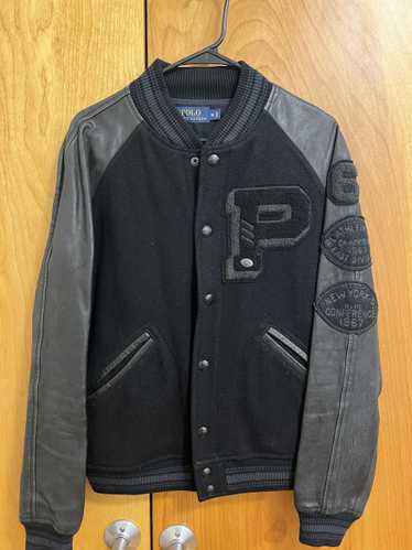 Polo Ralph Lauren Polo Laurent Leather Varsity Jac