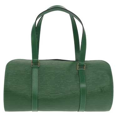 Louis Vuitton Soufflot Green Leather Handbag (Pre… - image 1