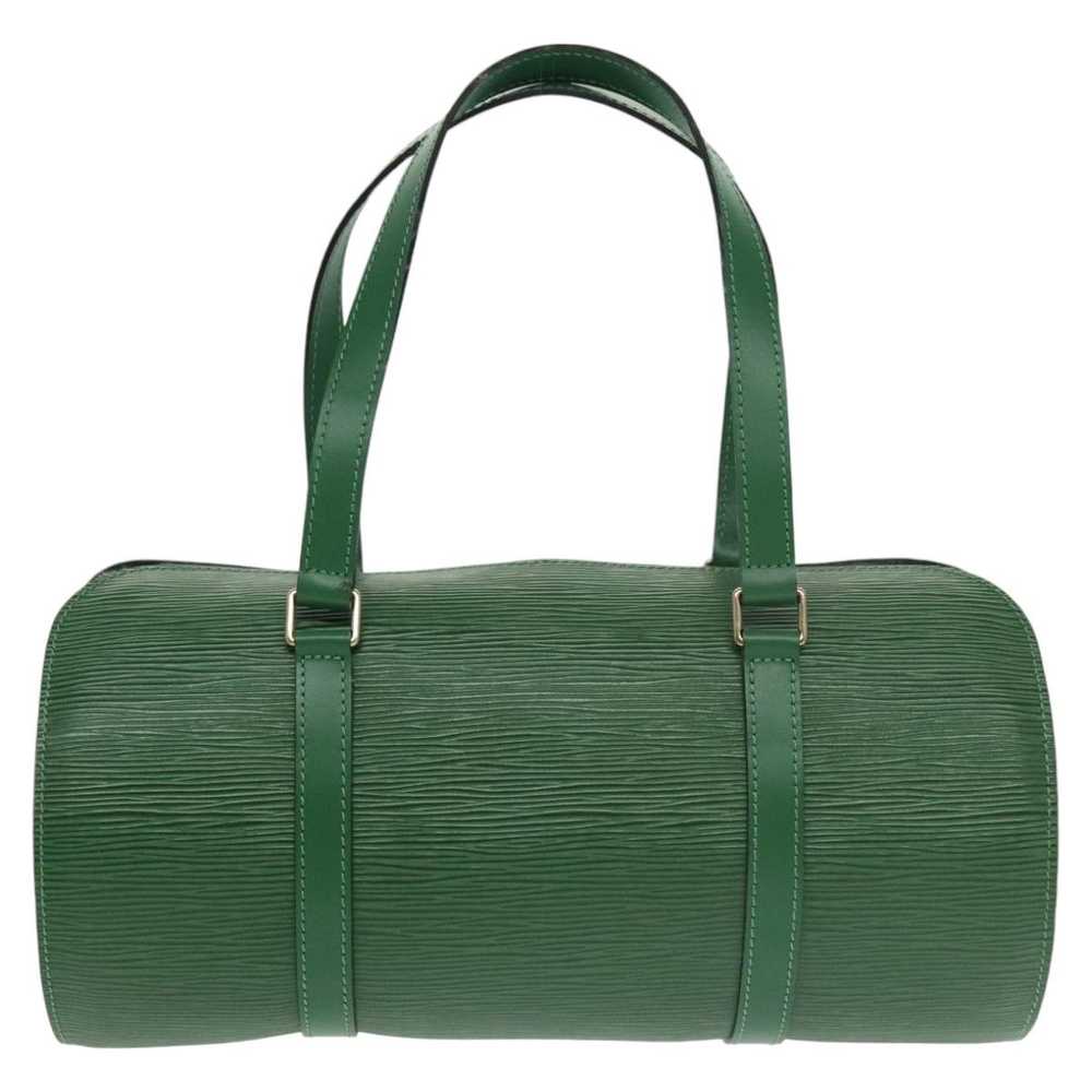 Louis Vuitton Soufflot Green Leather Handbag (Pre… - image 2