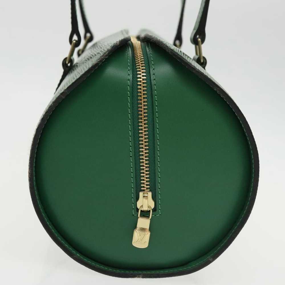 Louis Vuitton Soufflot Green Leather Handbag (Pre… - image 4