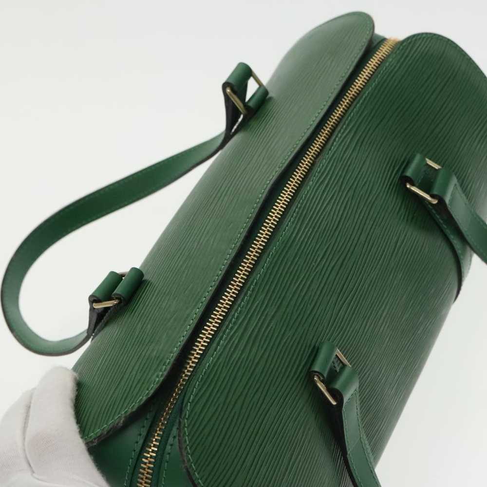 Louis Vuitton Soufflot Green Leather Handbag (Pre… - image 5