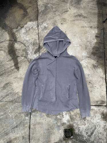 Rick Owens × Rick Owens Drkshdw SLAB Zip Hoodie