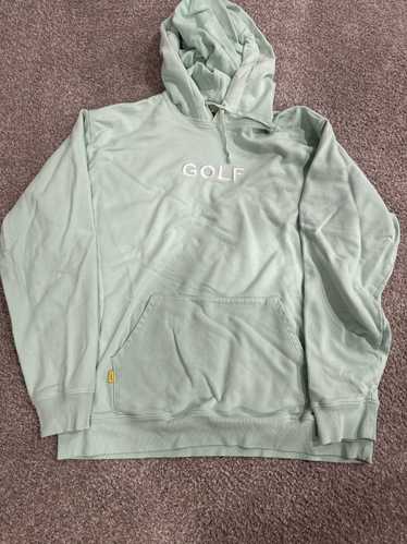 Golf Wang Sage green hoodie with ties