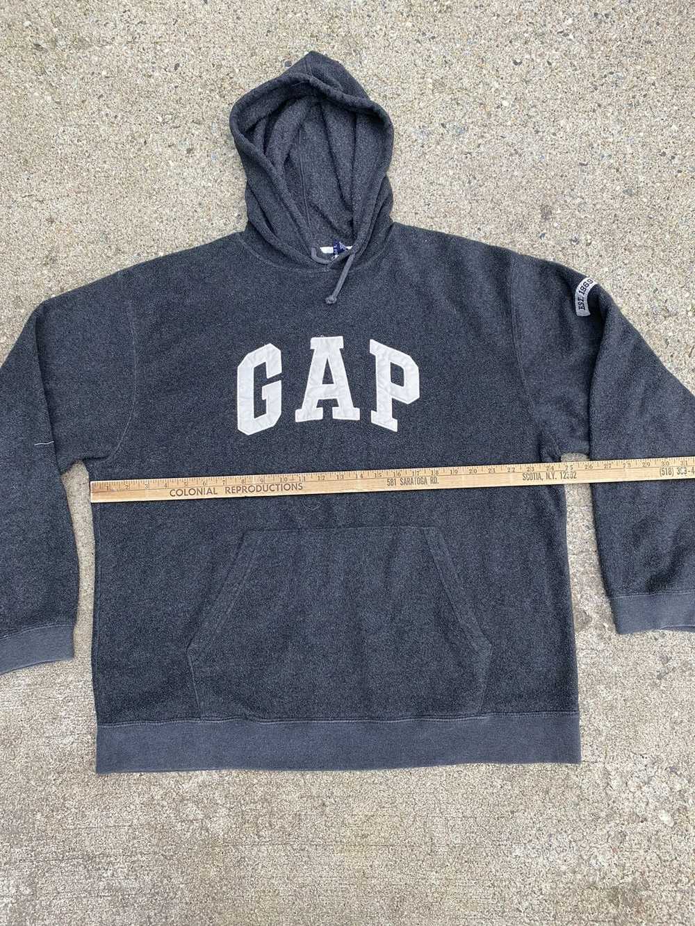 Gap × Vintage Vintage gap fleece hoodie Y2K - image 3