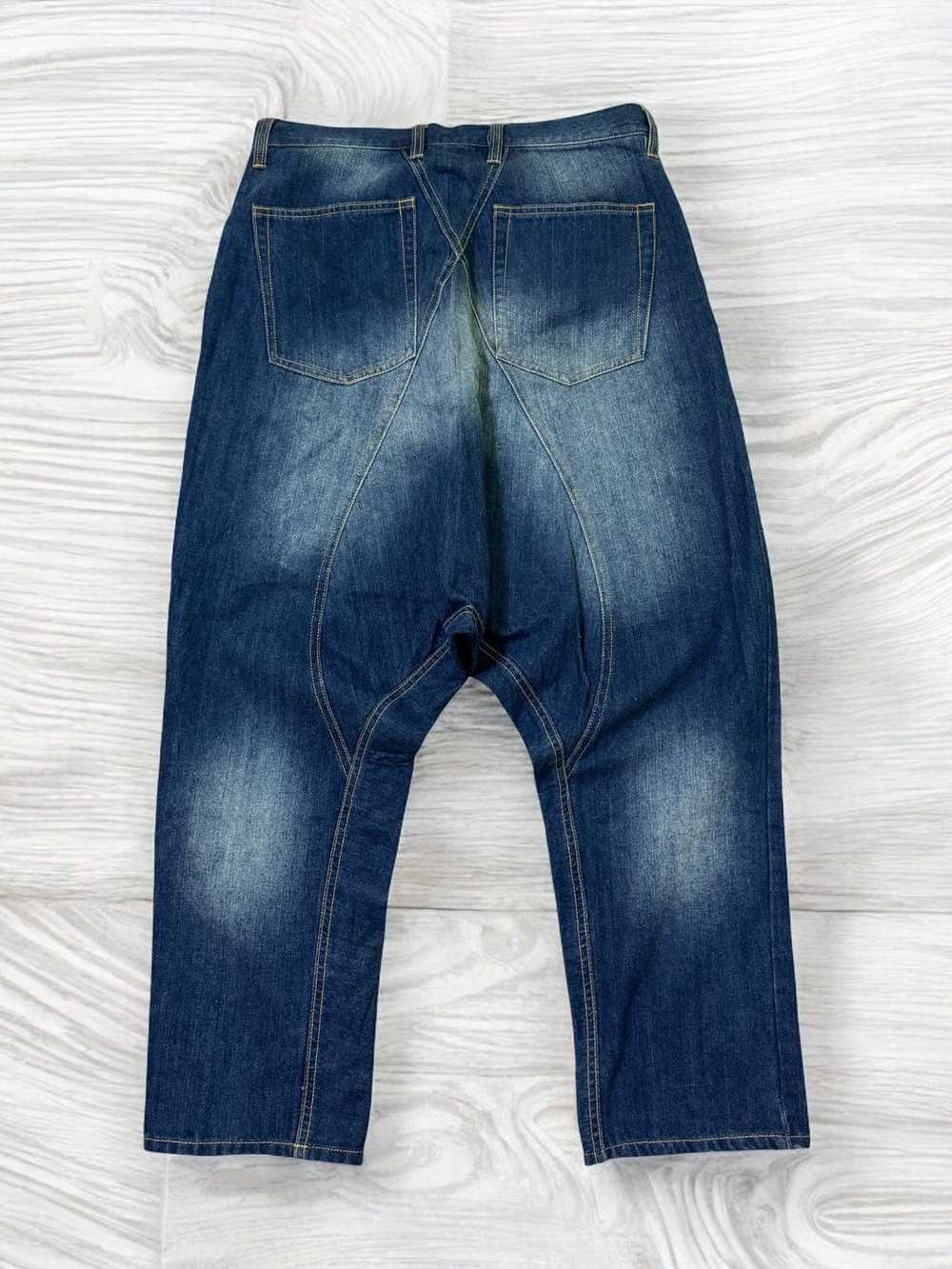 Designer × Japanese Brand Vintage Crotch Jeans Wa… - image 2