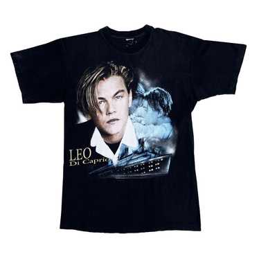 Vintage 1998 Titanic factory Movie Poster Promo Tee T Shirt size XL Leonardo Dicaprio