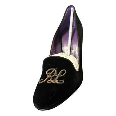 Ralph Lauren Purple Label Velvet heels