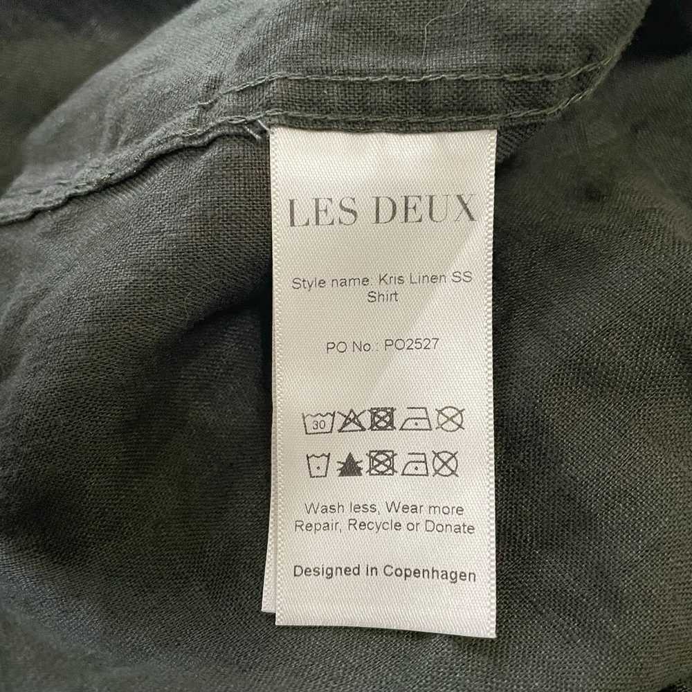 Les Deux Les Deux Kris Linen SS Button Down Shirt… - image 5