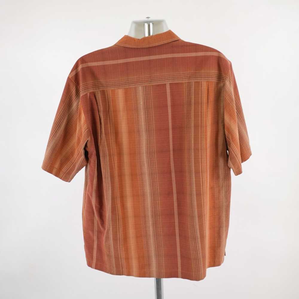 Tommy Bahama Tommy Bahama Orange Brown Silk Hawai… - image 6