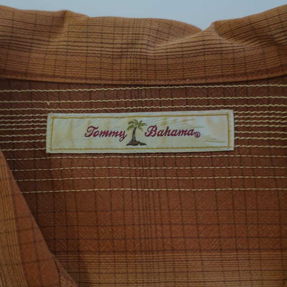 Tommy Bahama Tommy Bahama Orange Brown Silk Hawai… - image 8