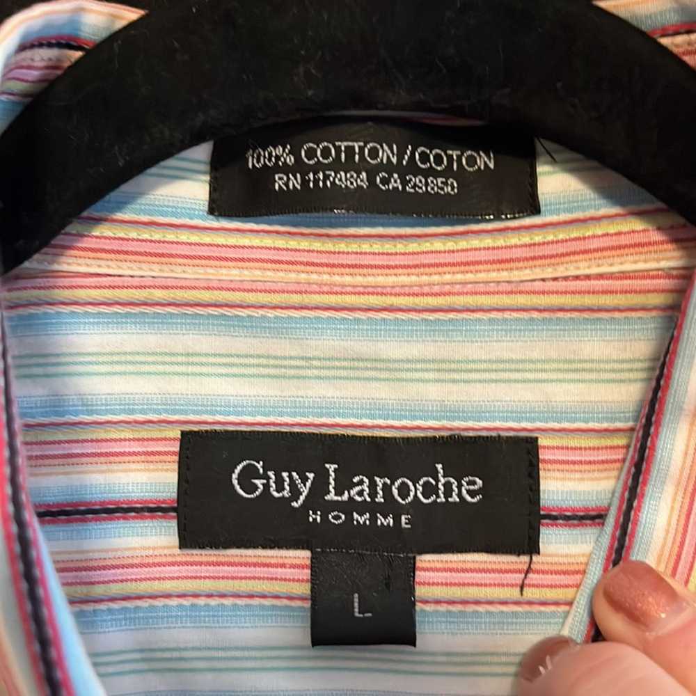 Guy Laroche Guy Laroche Paris Multicolored Button… - image 3