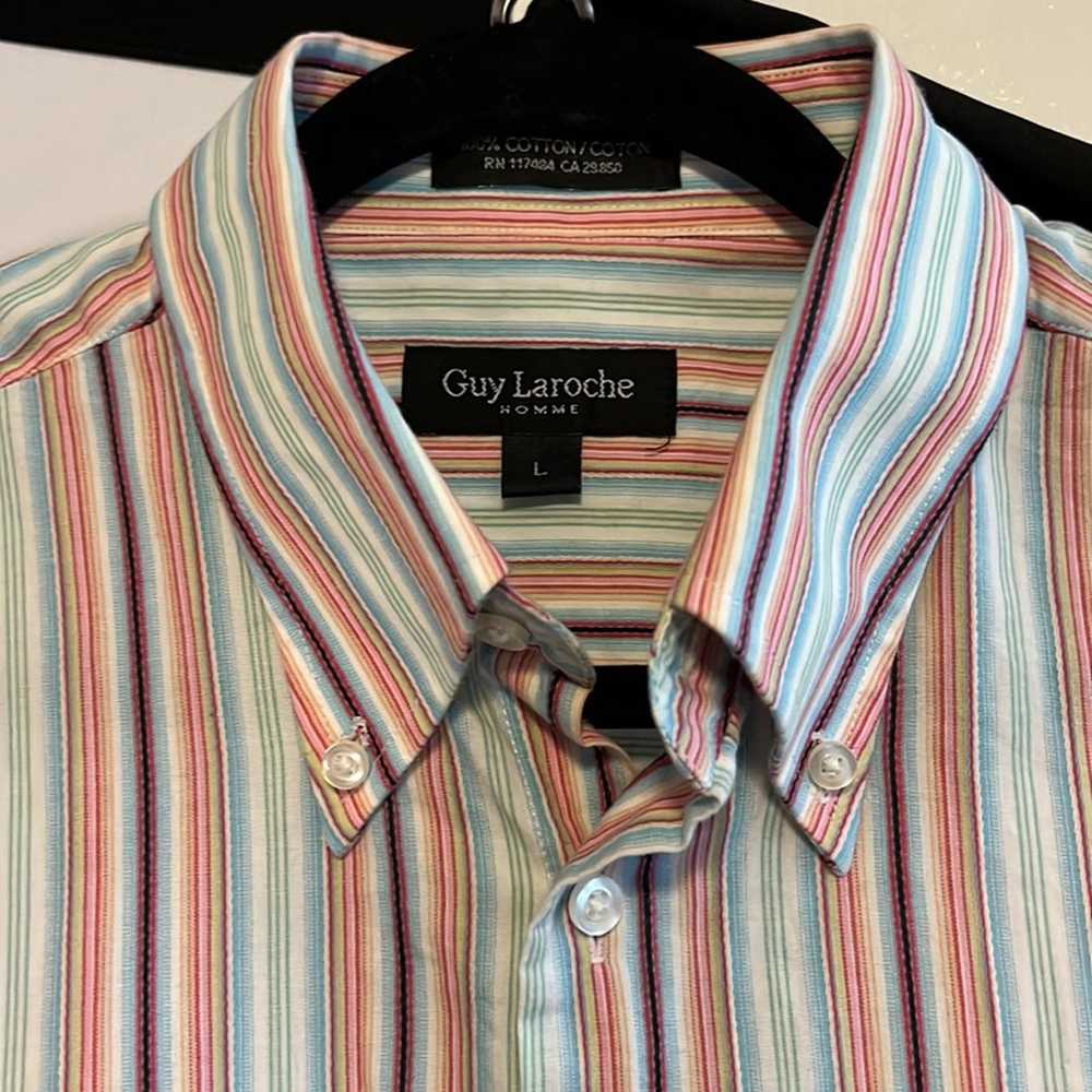 Guy Laroche Guy Laroche Paris Multicolored Button… - image 4