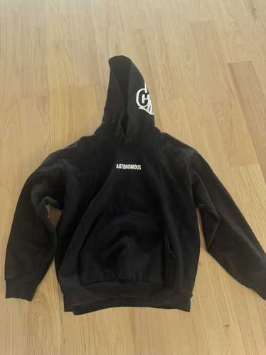 Streetwear Autonomous Black Hoodie