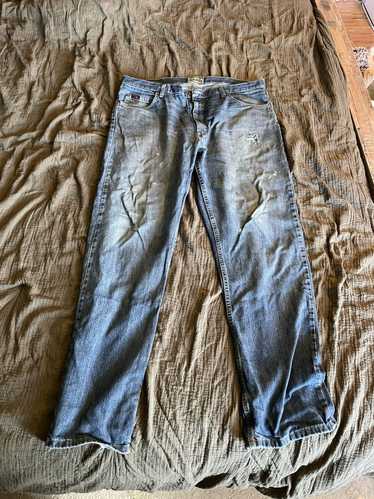 Wrangler Wrangler 20x style 1 distressed denim jea