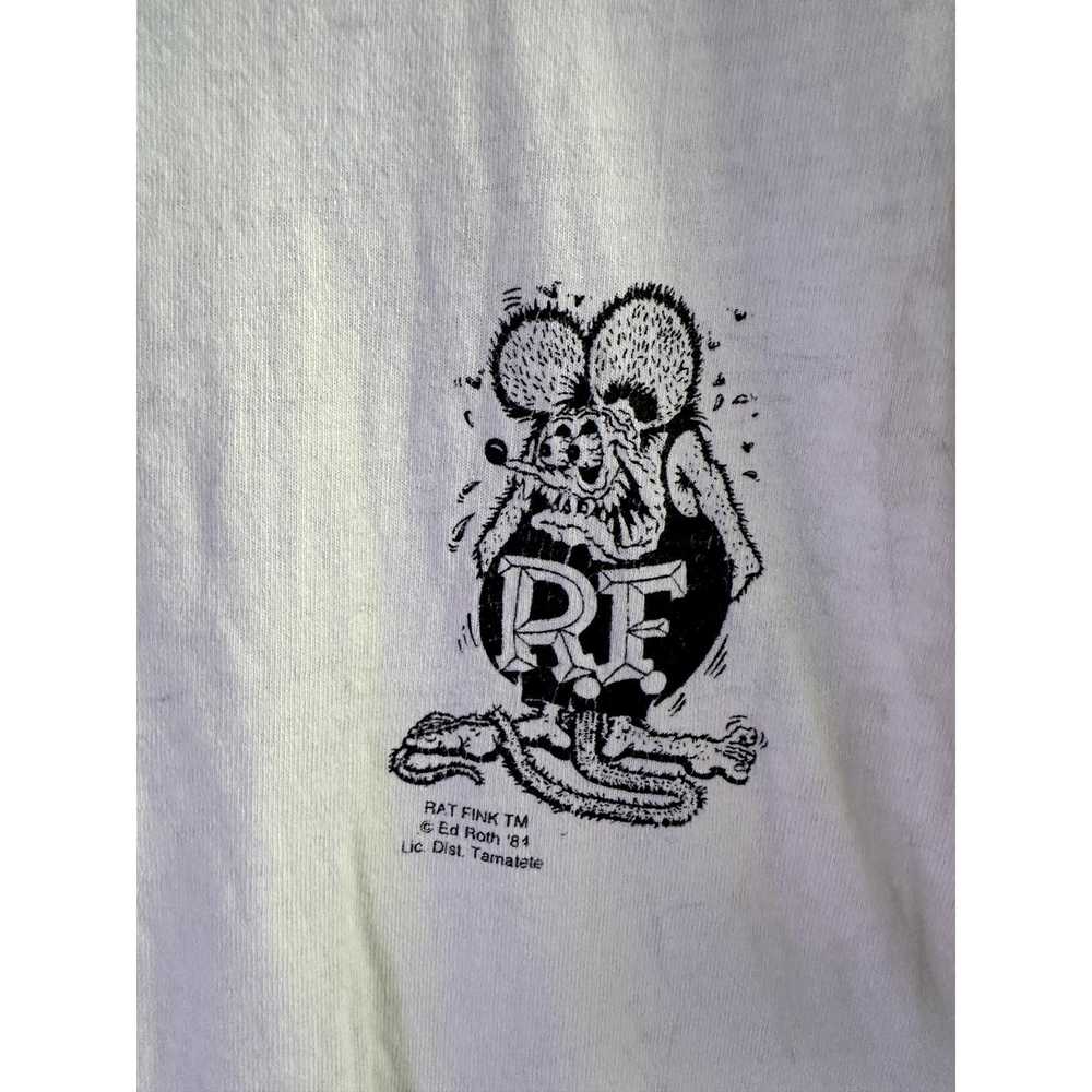 Hanes VINTAGE RAT FINK RACING TEAM SHIRT SIZE L - image 2