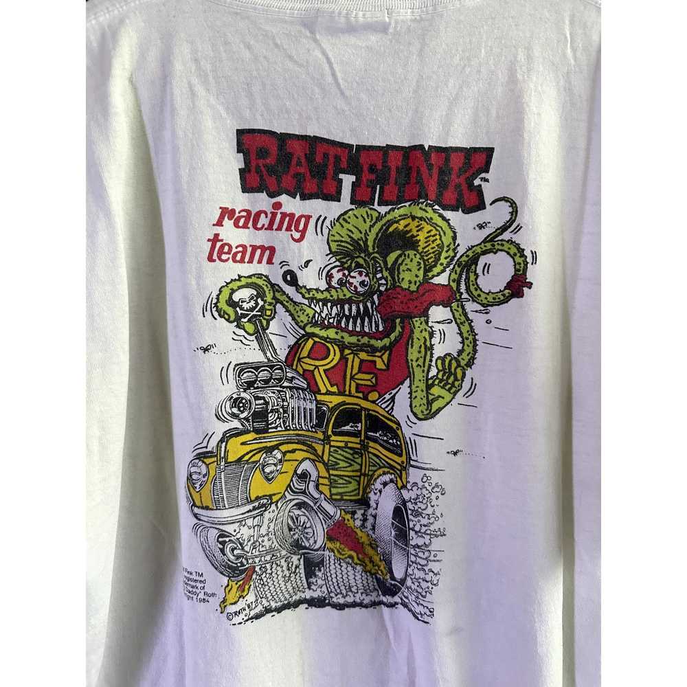 Hanes VINTAGE RAT FINK RACING TEAM SHIRT SIZE L - image 3