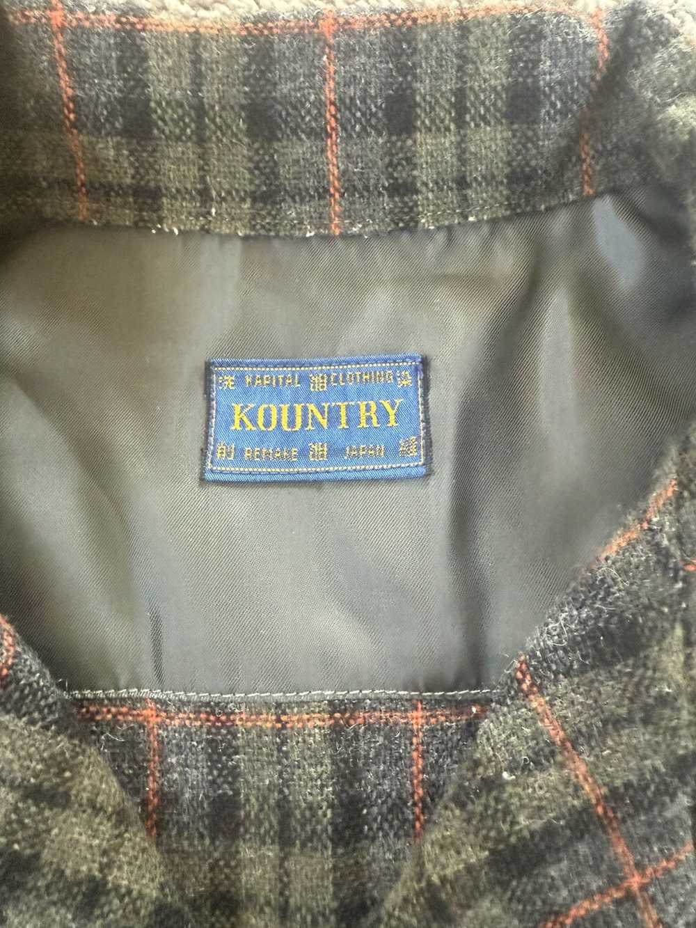 Kapital × Kapital Kountry KAPITAL Flannel Olive P… - image 3