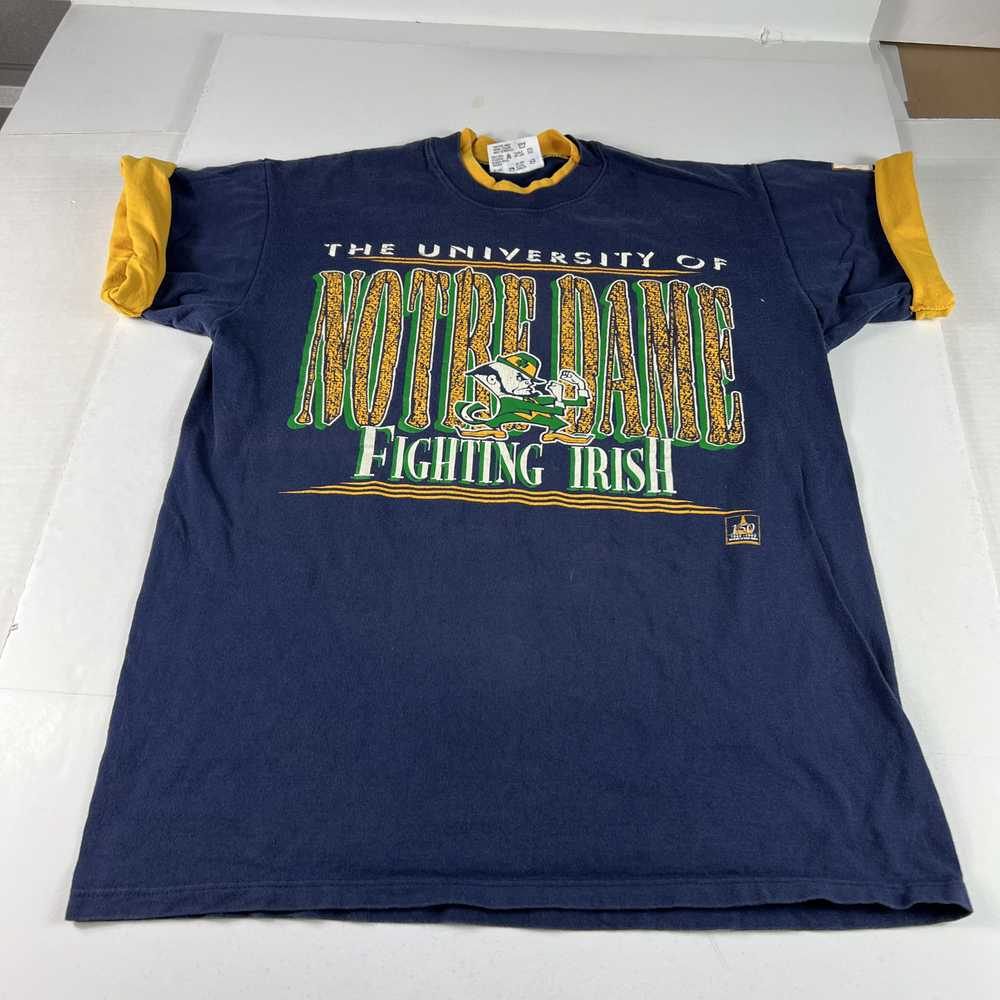 Ncaa × Vintage VTG 90s Notre Dame Fightin Irish S… - image 1