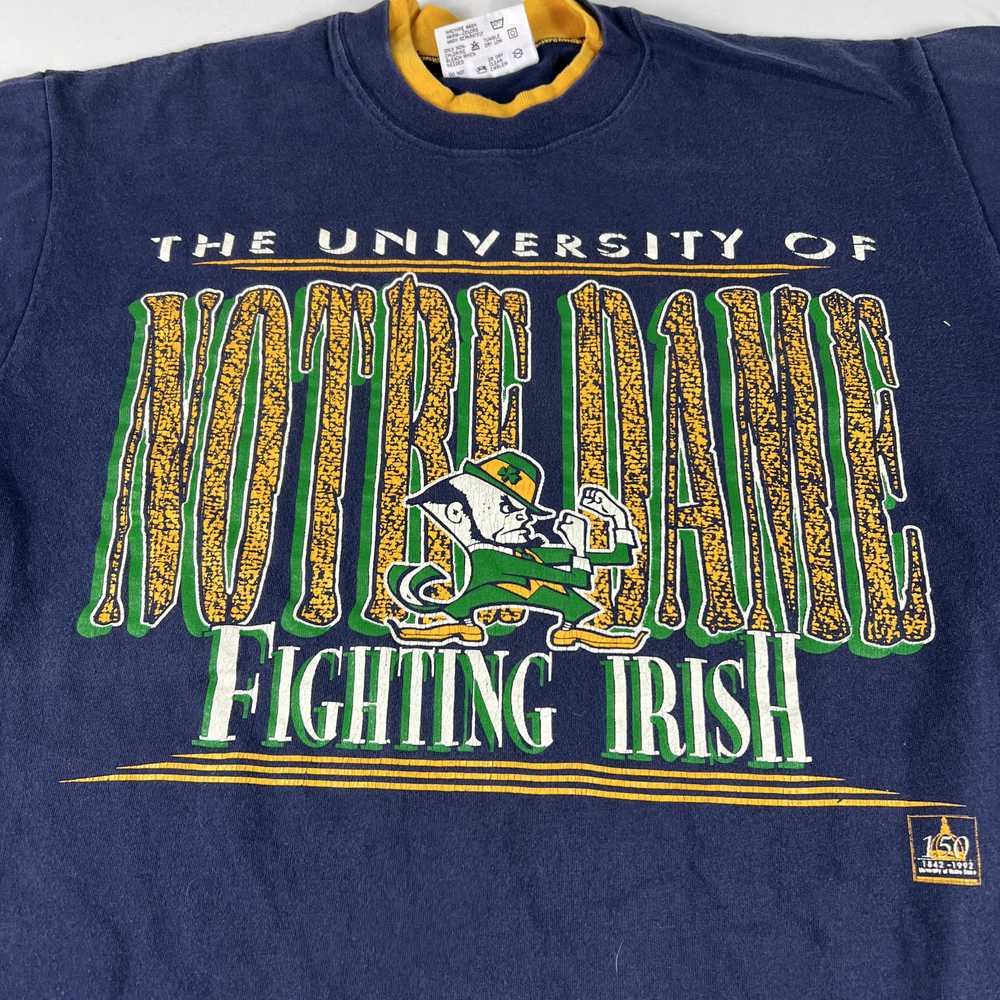 Ncaa × Vintage VTG 90s Notre Dame Fightin Irish S… - image 2