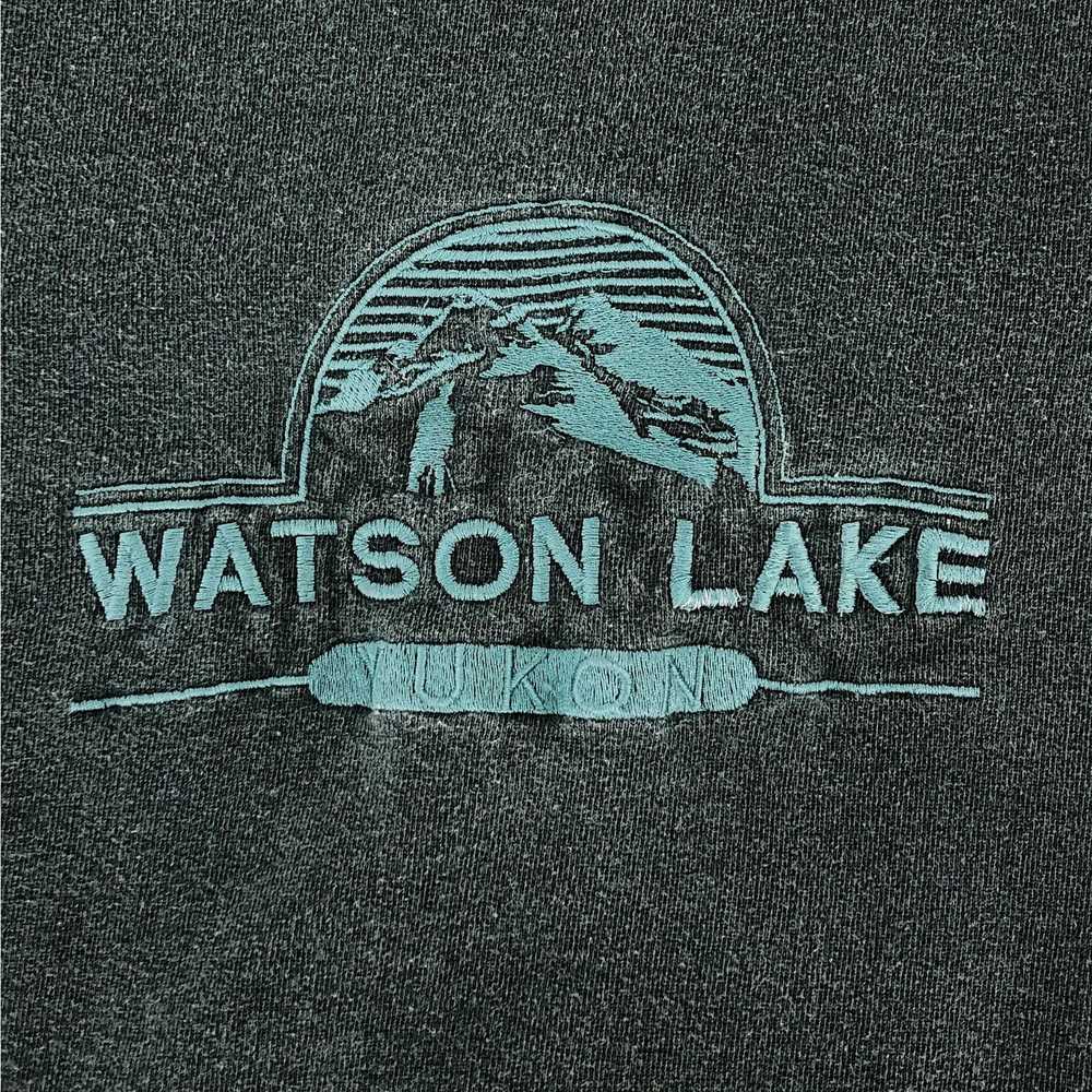 Gildan × Vintage 90s Lake Watson Yukon crewneck s… - image 2