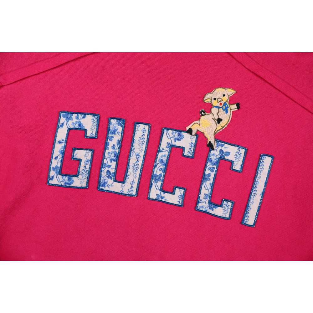 Gucci Gucci Graphic Print Pig Hoodie Pink Size L - image 4