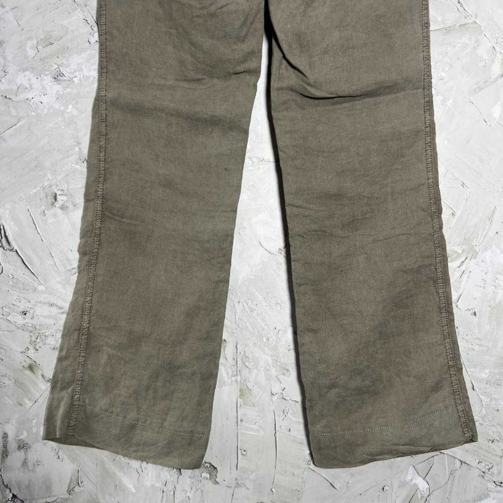 James Perse Tailored 100% Linen Pants WOMENS 1 WA… - image 11