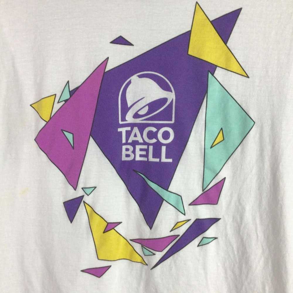 Streetwear Retro Taco Bell Logo 80s look T Shirt … - image 2