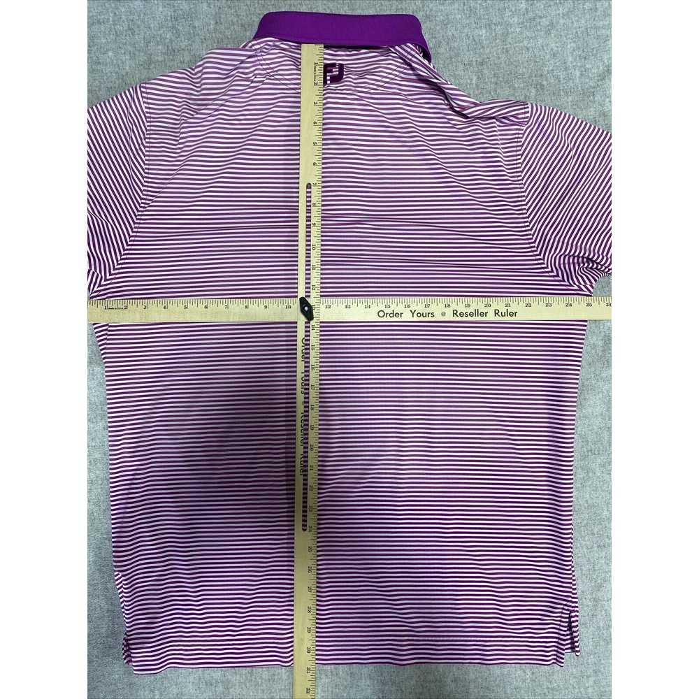 Footjoy Footjoy Shirt Men Extra Large Purple Whit… - image 10