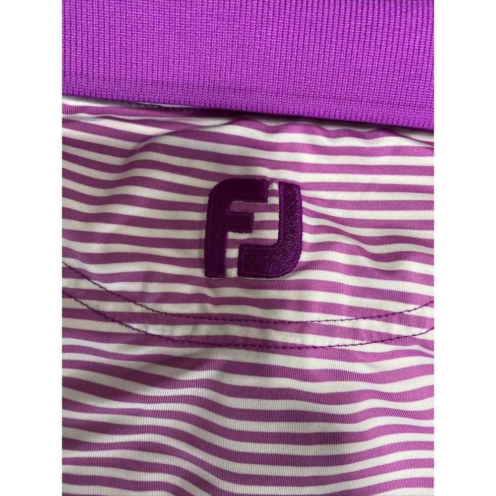 Footjoy Footjoy Shirt Men Extra Large Purple Whit… - image 5