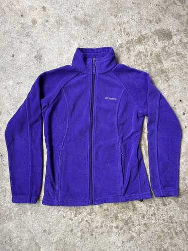 Columbia Purple Columbia Fleece Zip-Up