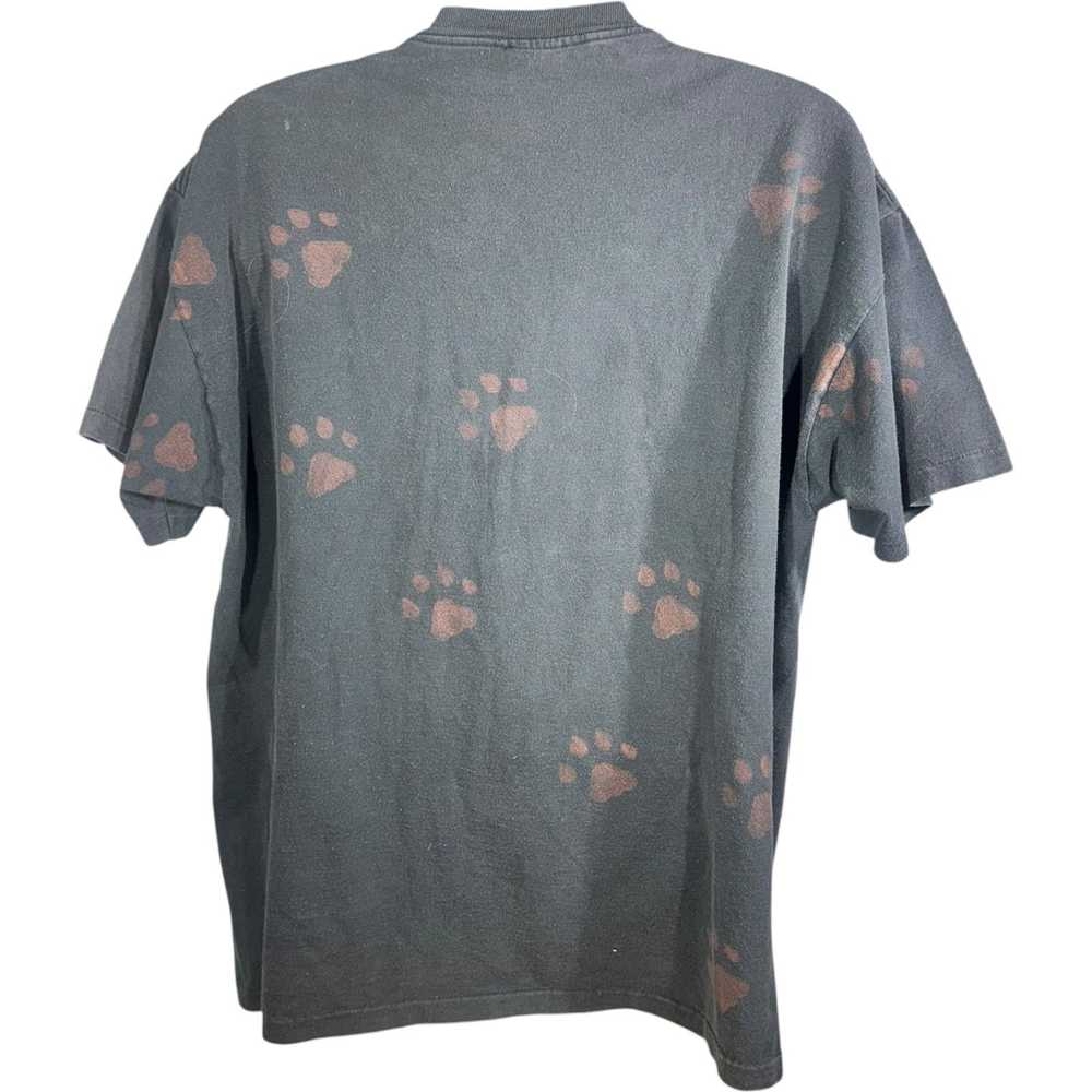 Vintage Vintage Cougar AOP Paw Print Nature Tee - image 5