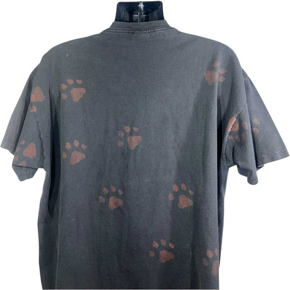 Vintage Vintage Cougar AOP Paw Print Nature Tee - image 6