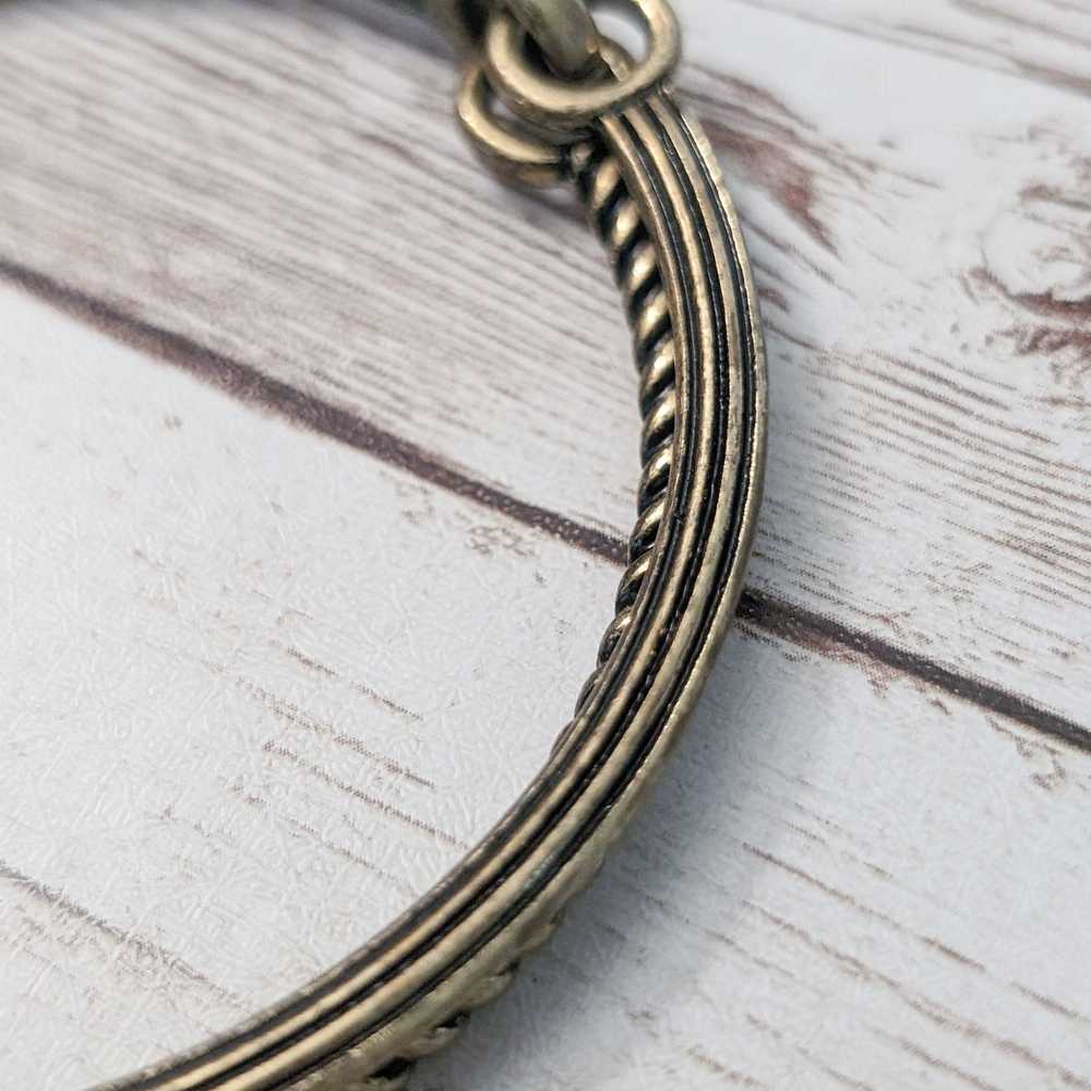 Vintage Vintage Bracelet / Bangle Unusual Bangle … - image 8