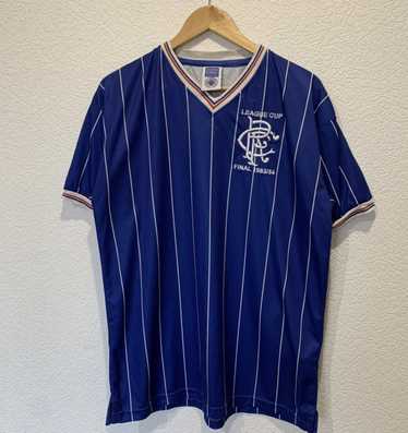 Soccer Jersey × Very Rare × Vintage RANGERS VINTA… - image 1