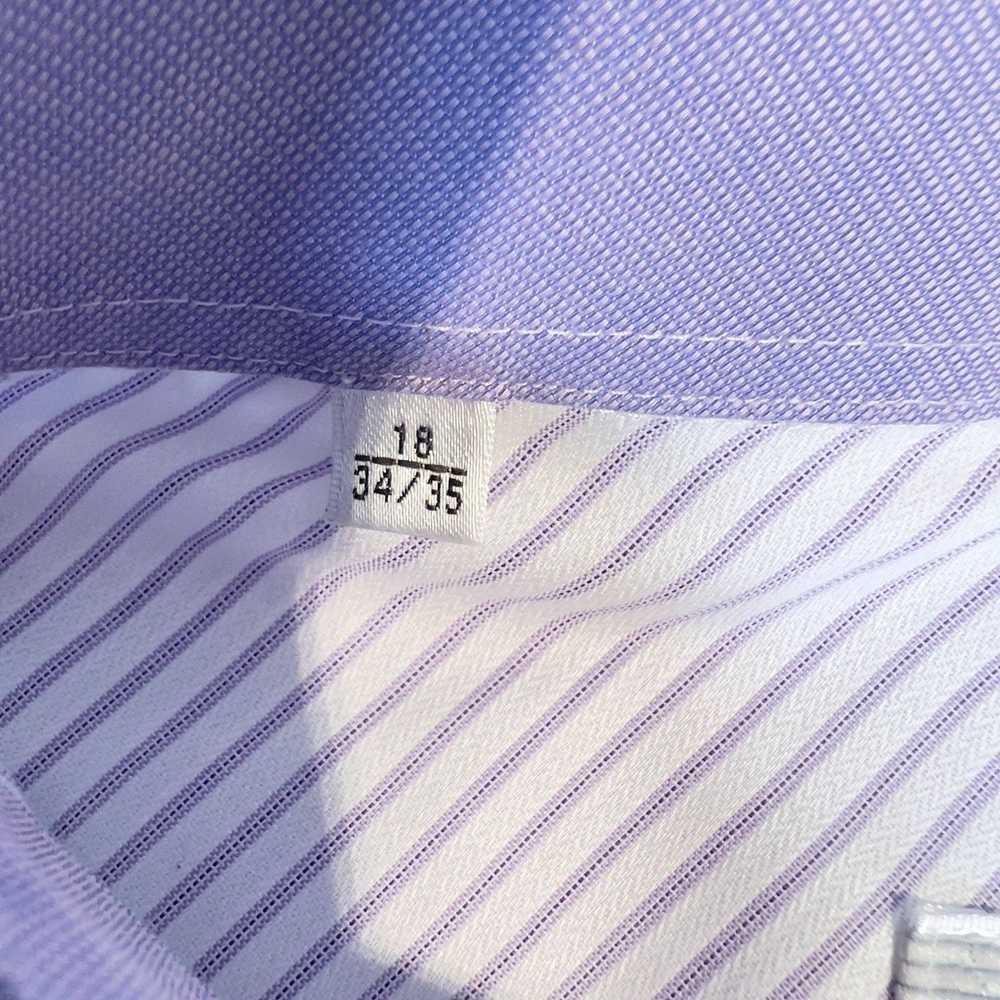 1 Jhane Barnes Button Dress Shirt Men's 18 34/35 … - image 5